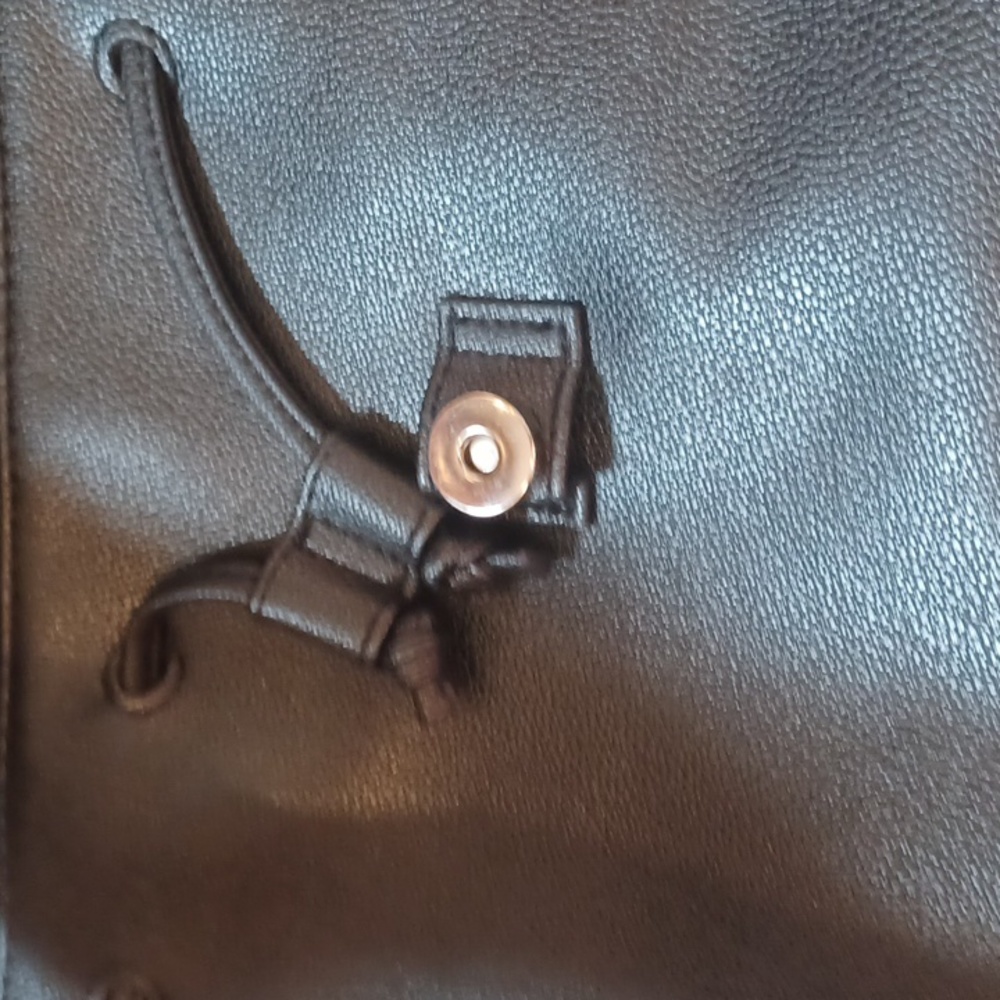 Victoria's Secret Black Drawstring Backpack - Picture 3 of 6